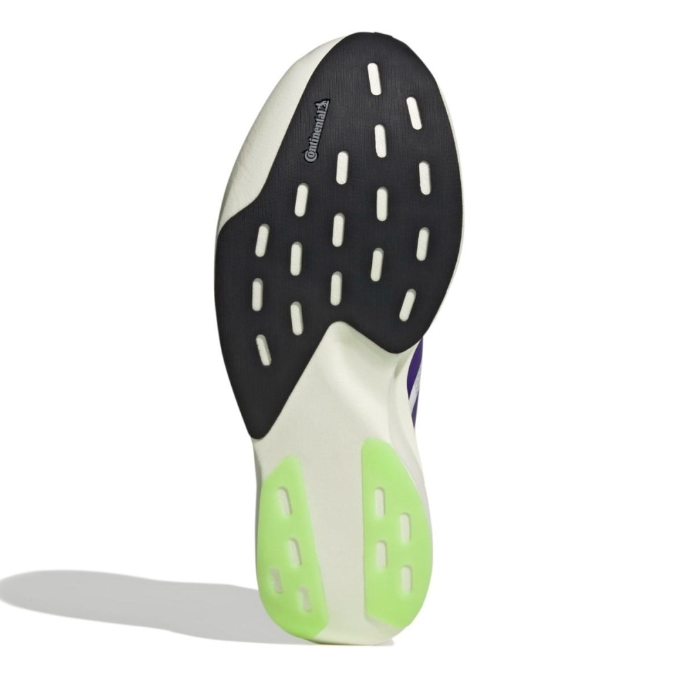 Adidas | Unisex Adizero Evo SL (Cloud White/Collegiate Purple/Lime Burst)