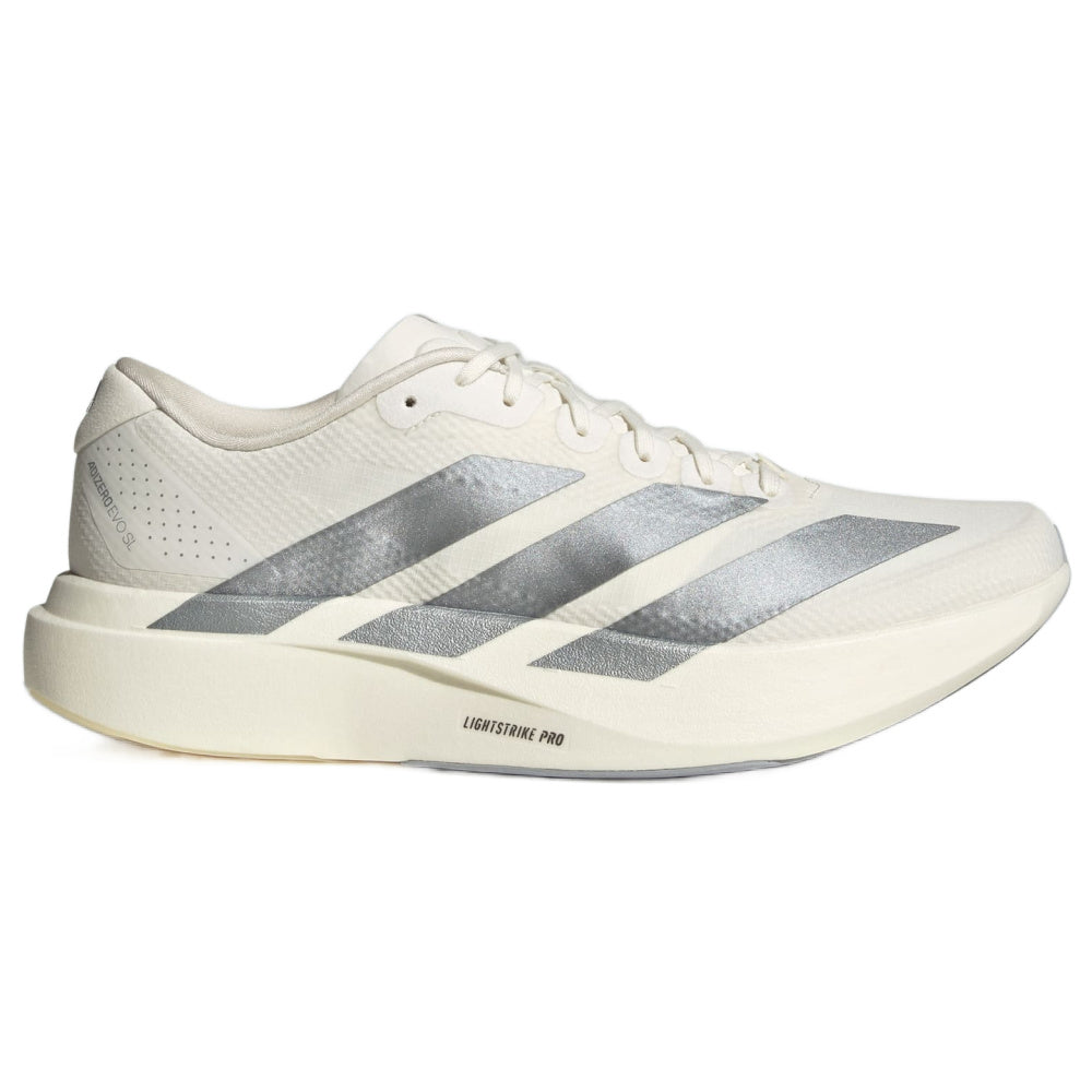 Adidas | Unisex Adizero Evo SL (Wonder White/Cyber Metallic)