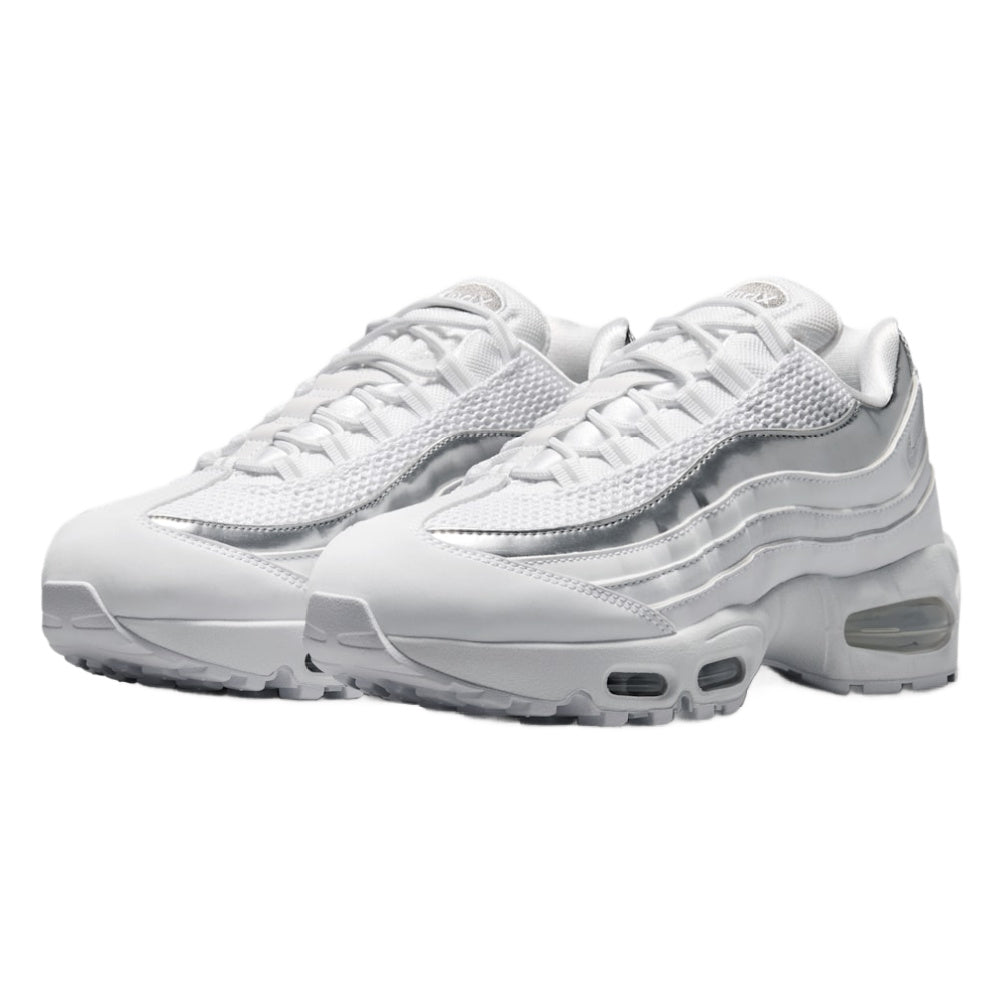 Nike | Mens Air-max 95 (White/Metallic Silver)