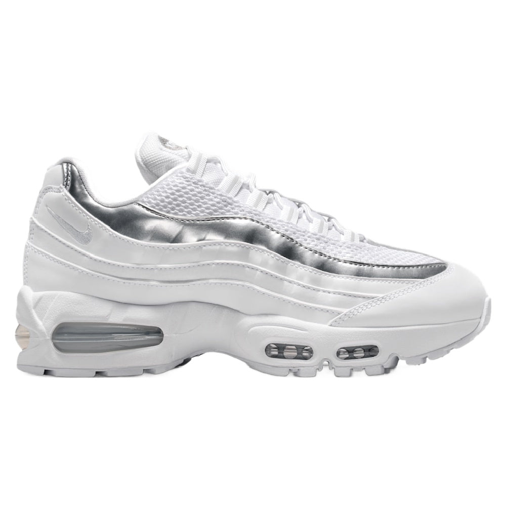 Nike | Mens Air-max 95 (White/Metallic Silver)