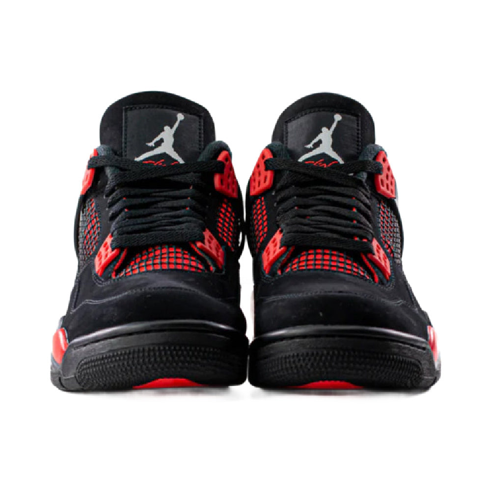 Nike | Mens Air Jordan 4 Retro (Black/Thunder Red)