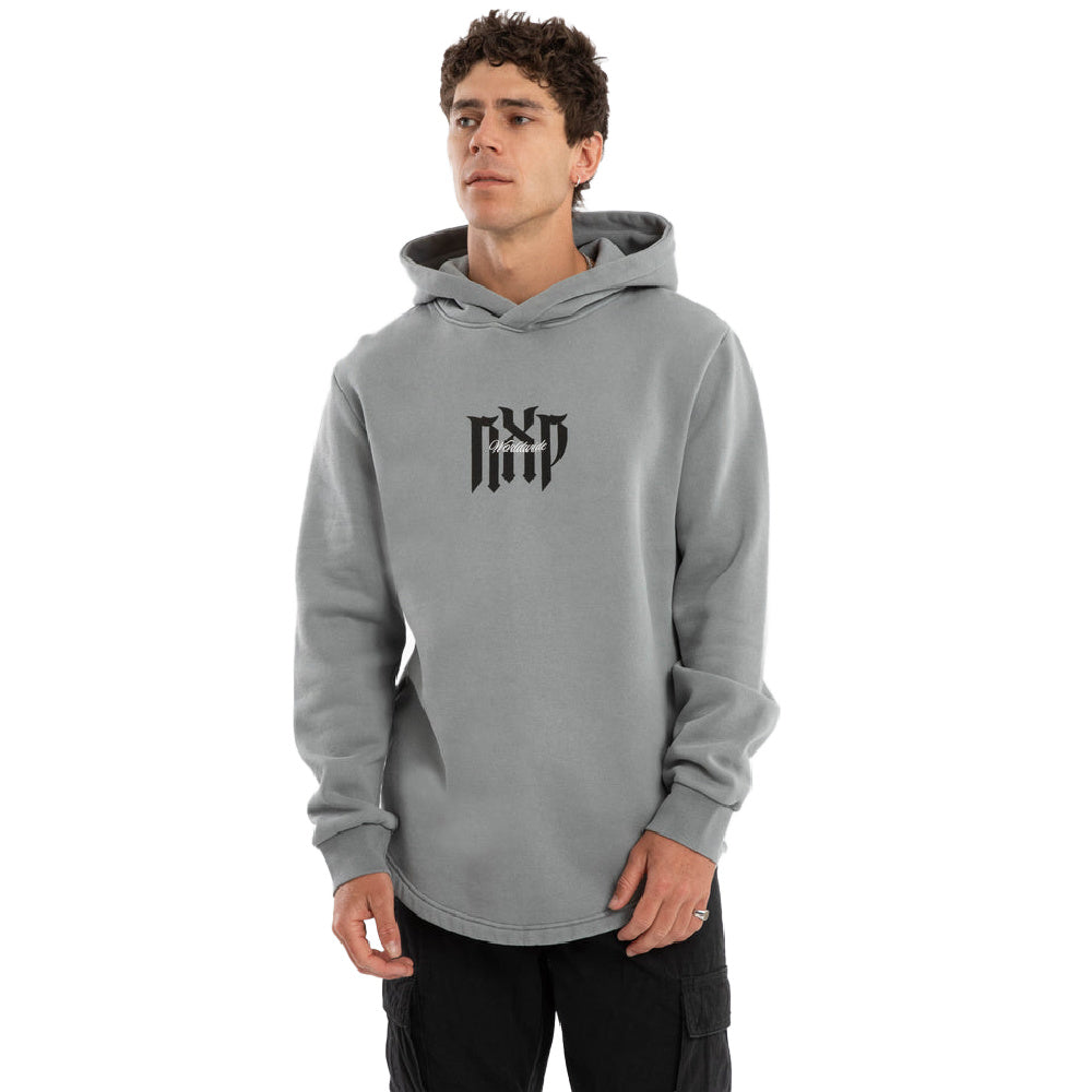 Nxp | Mens Draelith Duel Curved Hoodie (Pigment Ultimate Grey)