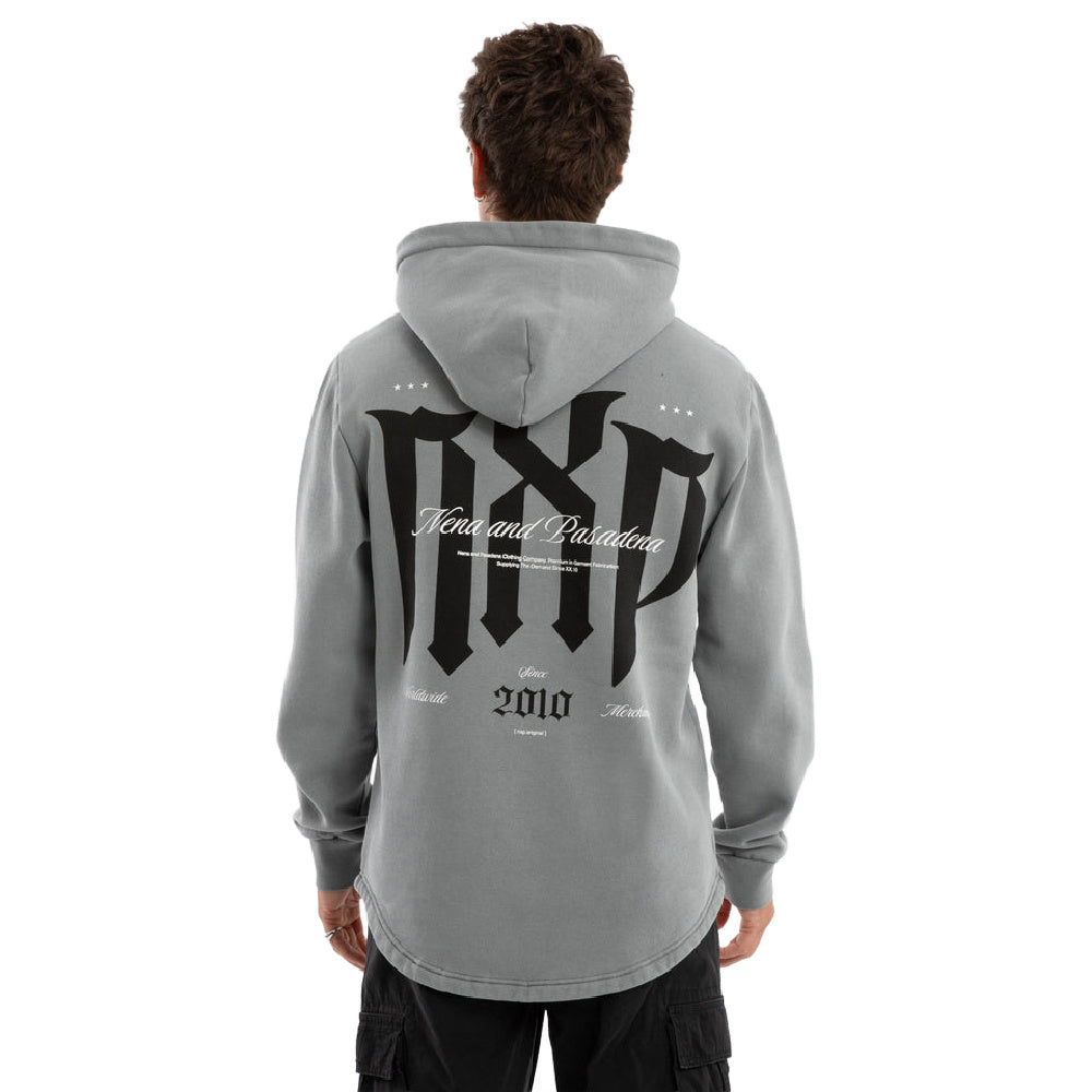 Nxp | Mens Draelith Duel Curved Hoodie (Pigment Ultimate Grey)