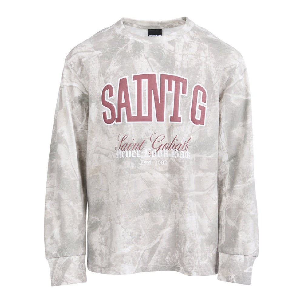 Saint Goliath | Youth Never Look Back Long Sleeve Tee (Camo Print)