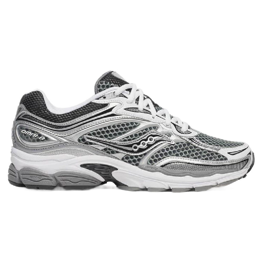 Saucony | Mens ProGrid Omni 9 (Grey/Silver)