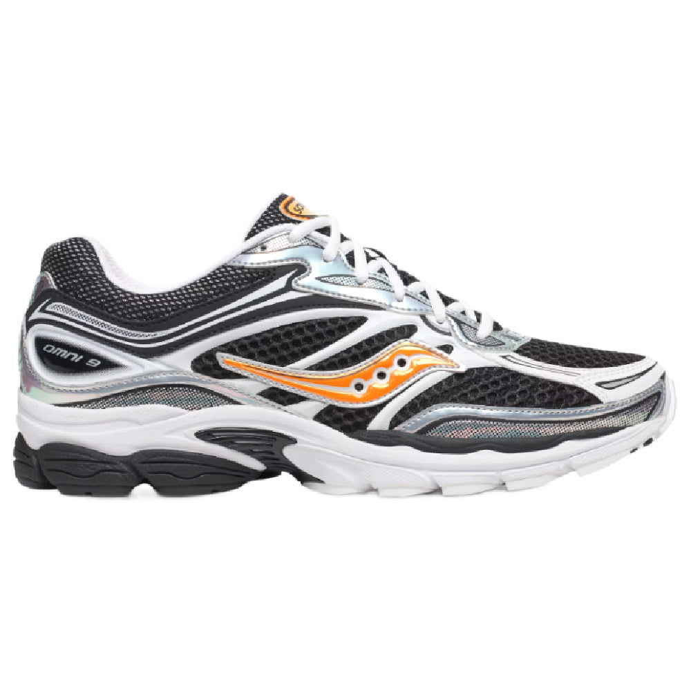 Saucony | Mens ProGrid Omni 9 (White/Black/Orange)