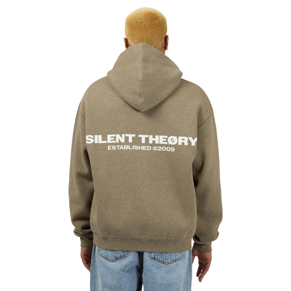 Silent Theory | Mens Essential Theory Hoodie (Brown Marble)