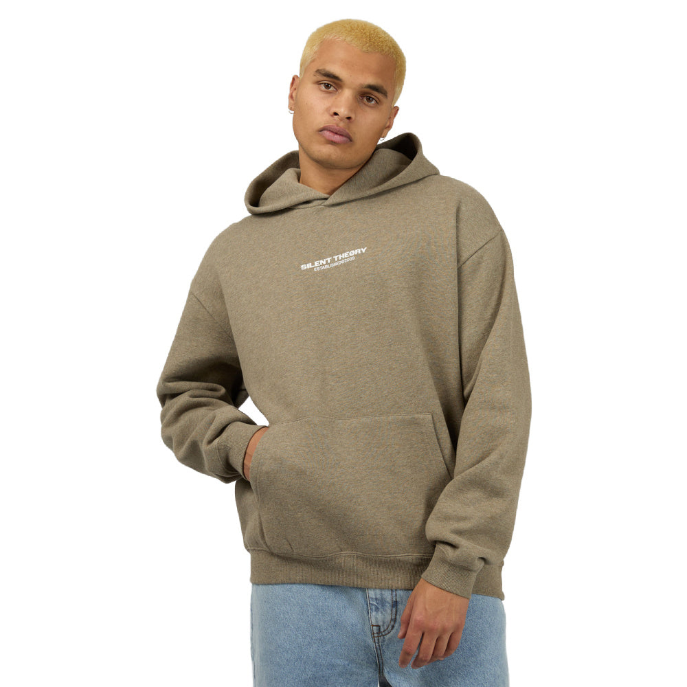Silent Theory | Mens Essential Theory Hoodie (Brown Marble)