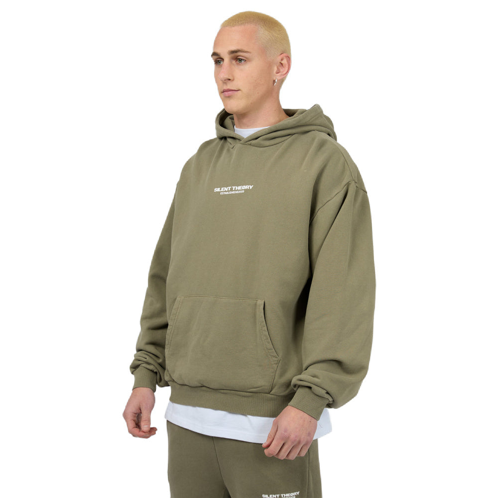 Silent Theory | Mens Essential Theory Hoodie (Cement)