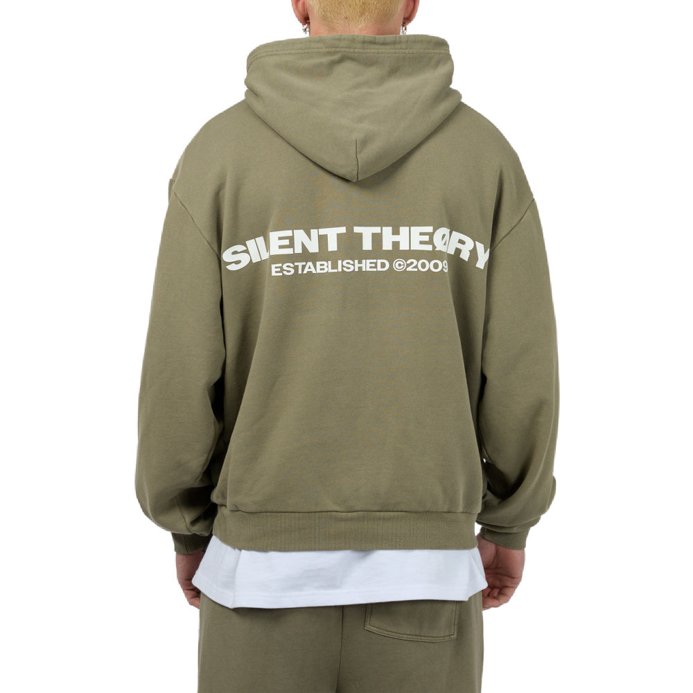 Silent Theory | Mens Essential Theory Hoodie (Cement)