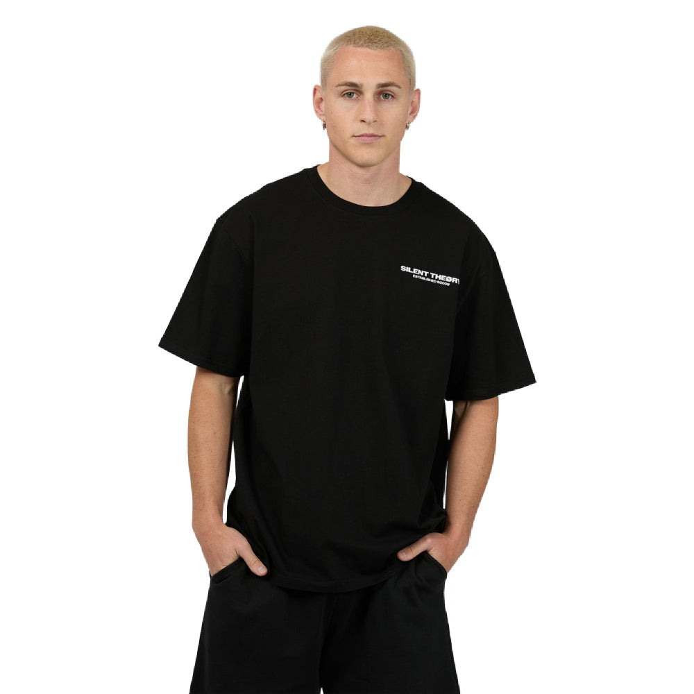 Silent Theory | Mens Essentials Theory Tee (Black)