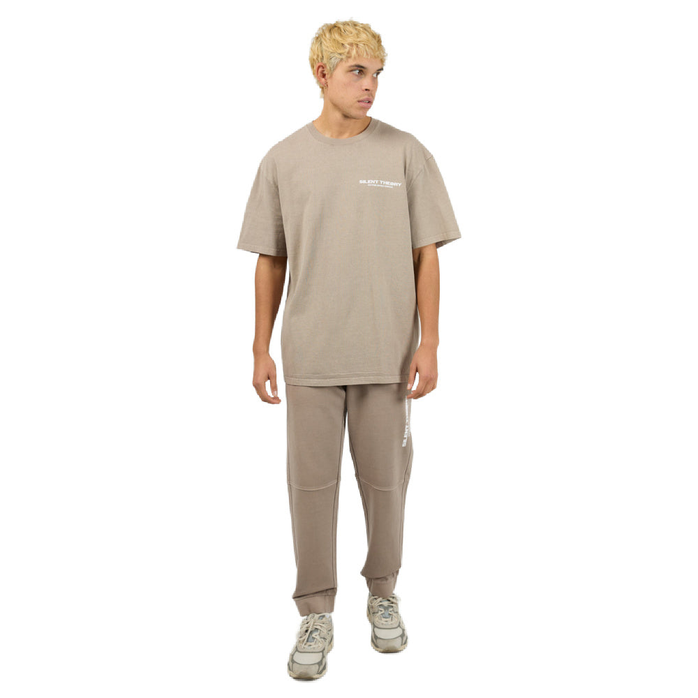 Silent Theory | Mens Essentials Theory Tee (Cement)