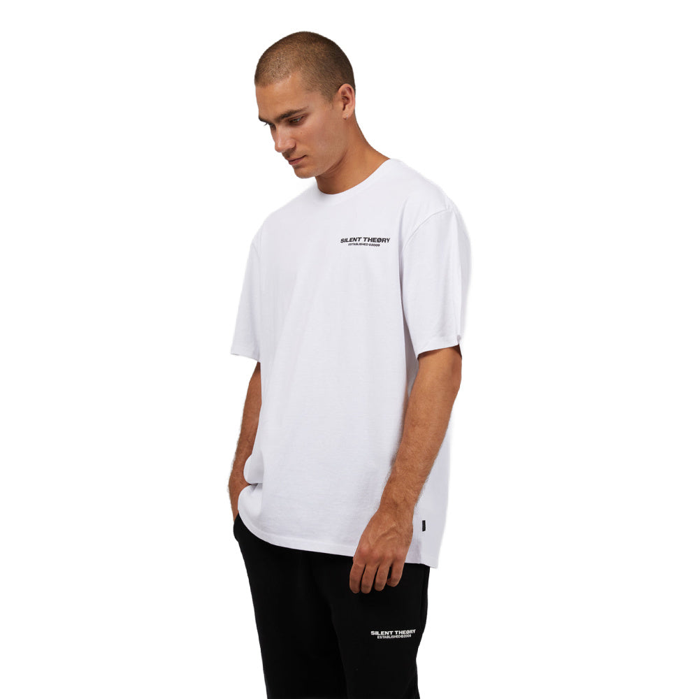 Silent Theory | Mens Essentials Theory Tee (White)