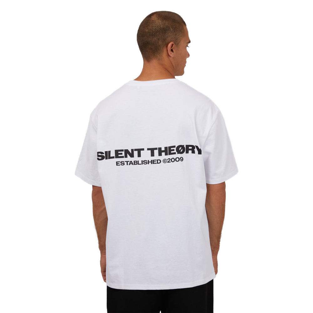 Silent Theory | Mens Essentials Theory Tee (White)