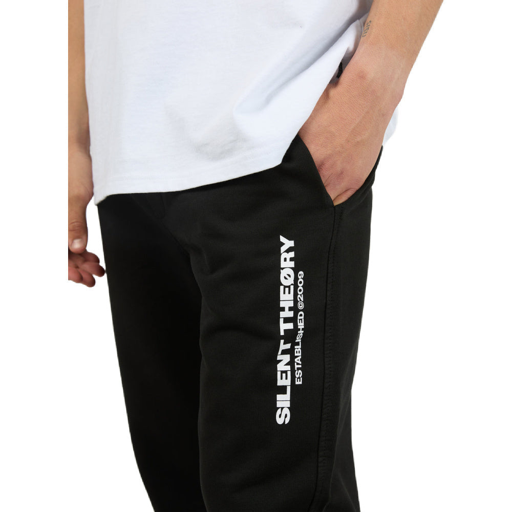 Silent Theory | Mens Essentials Theory Trackpants (Black)
